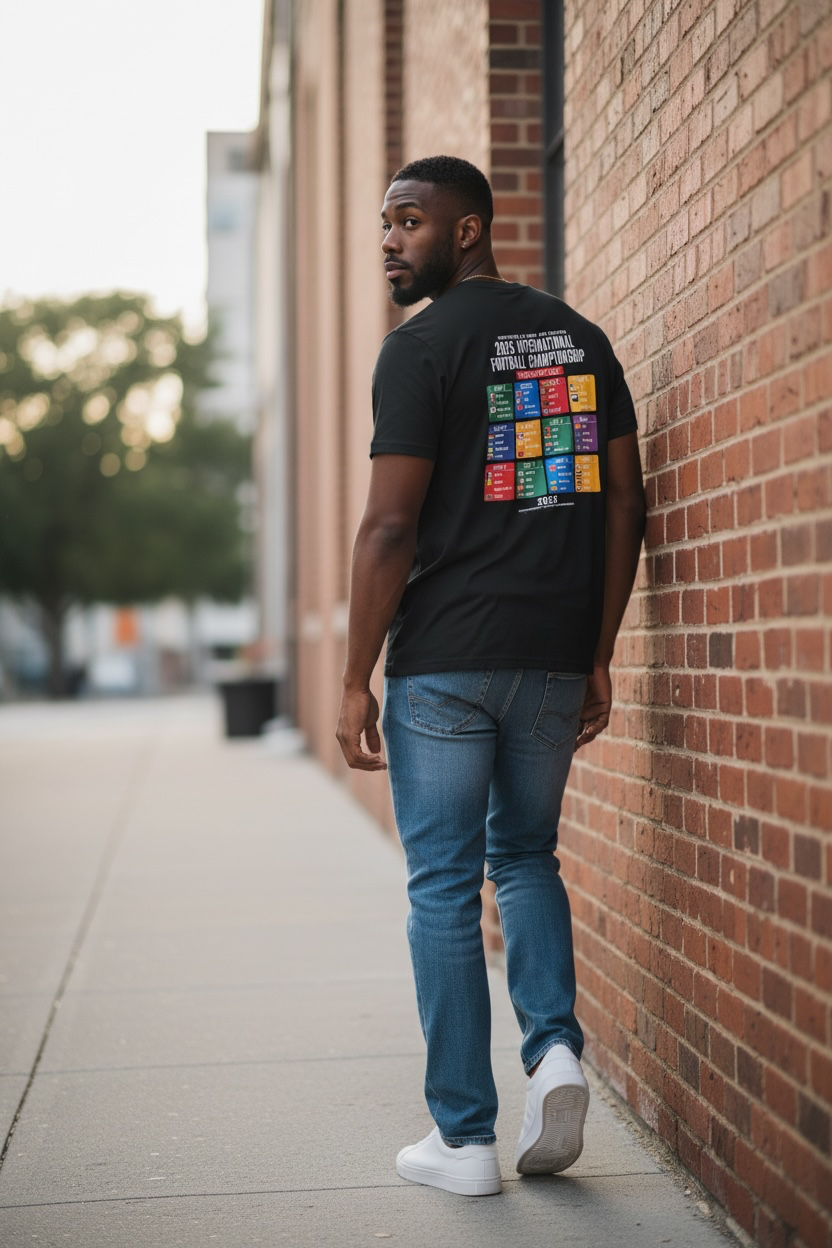 2026 Black World Cup Soccer T-Shirt