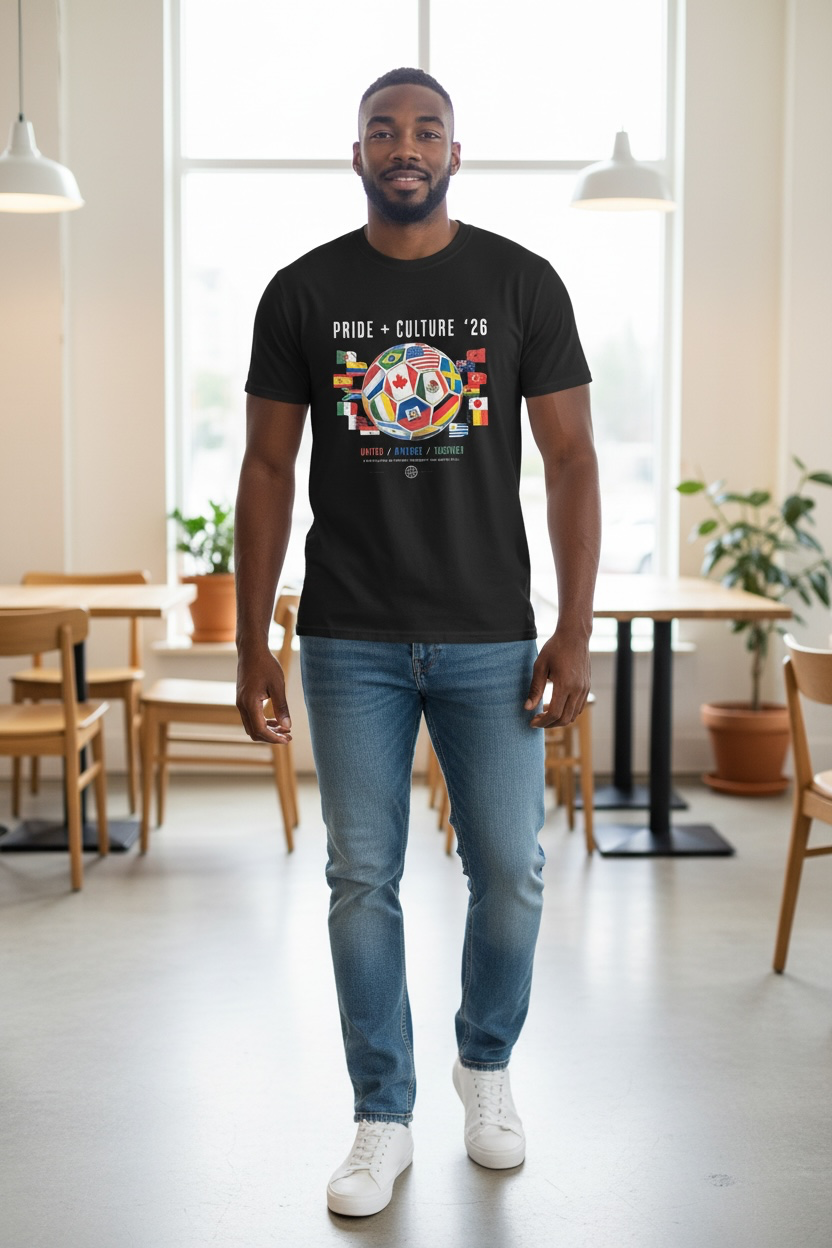 2026 Black World Cup Soccer T-Shirt