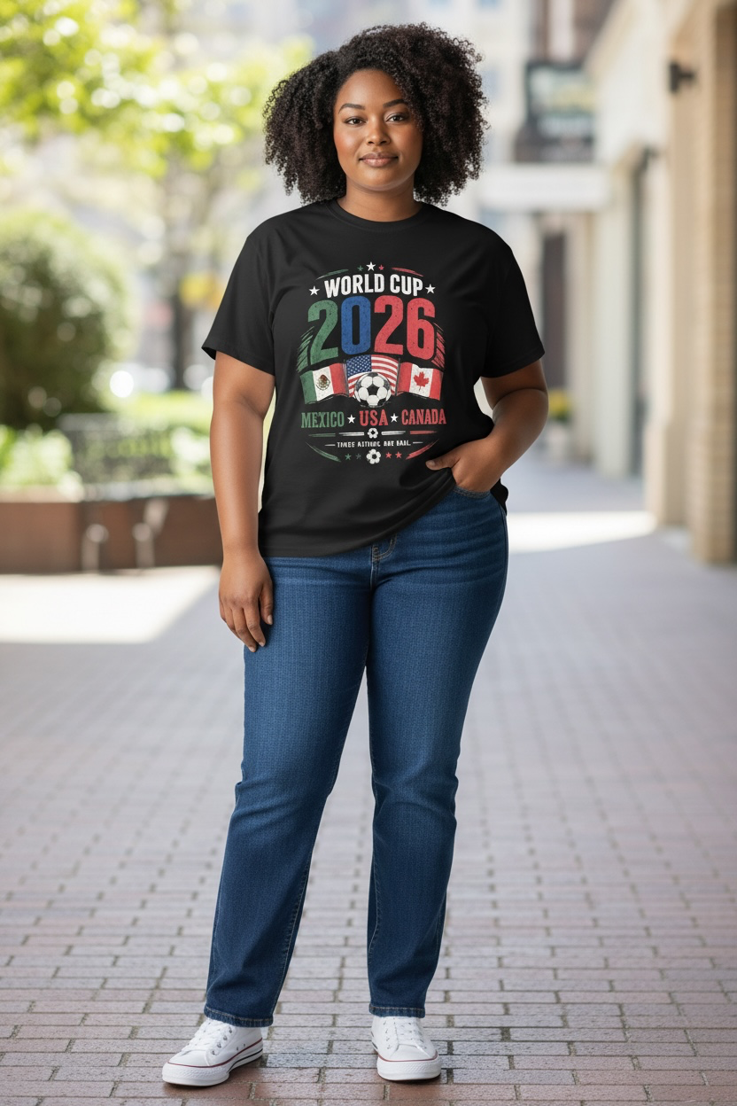 2026 Black World Cup Celebration T-Shirt