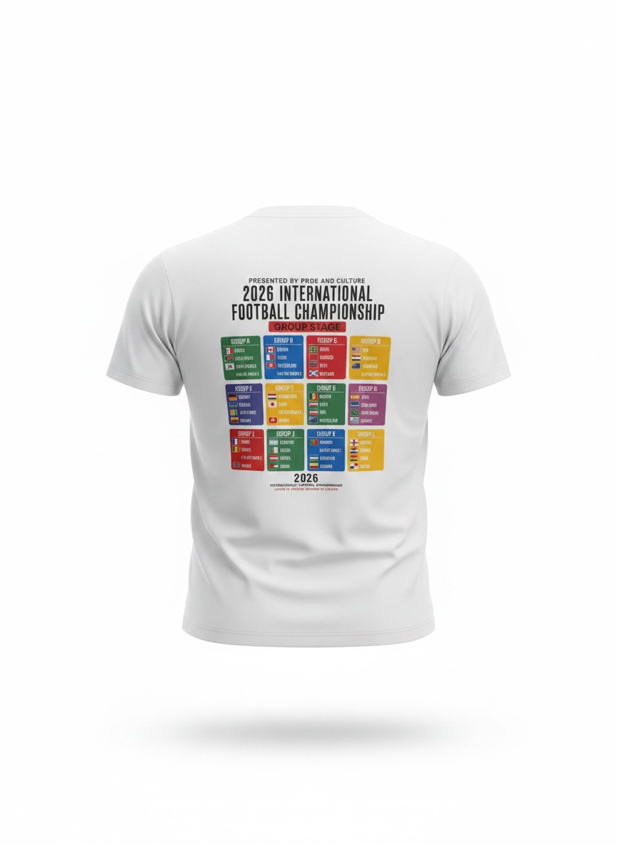 2026 White World Cup Soccer T-Shirt