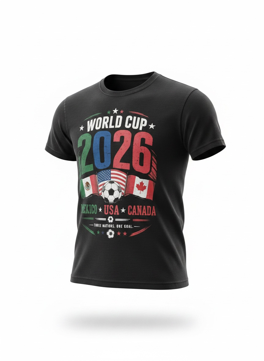 2026 Black World Cup Celebration T-Shirt
