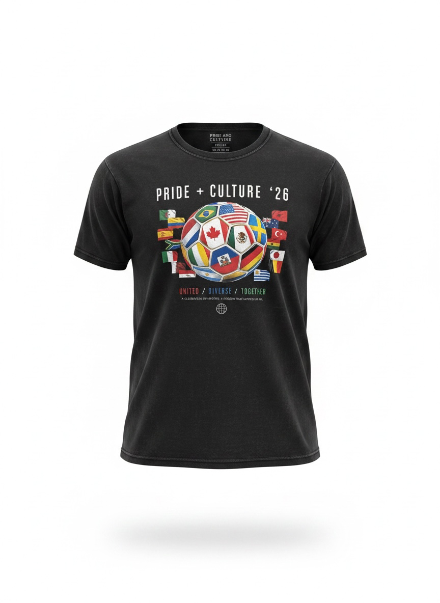 2026 Black World Cup Soccer T-Shirt