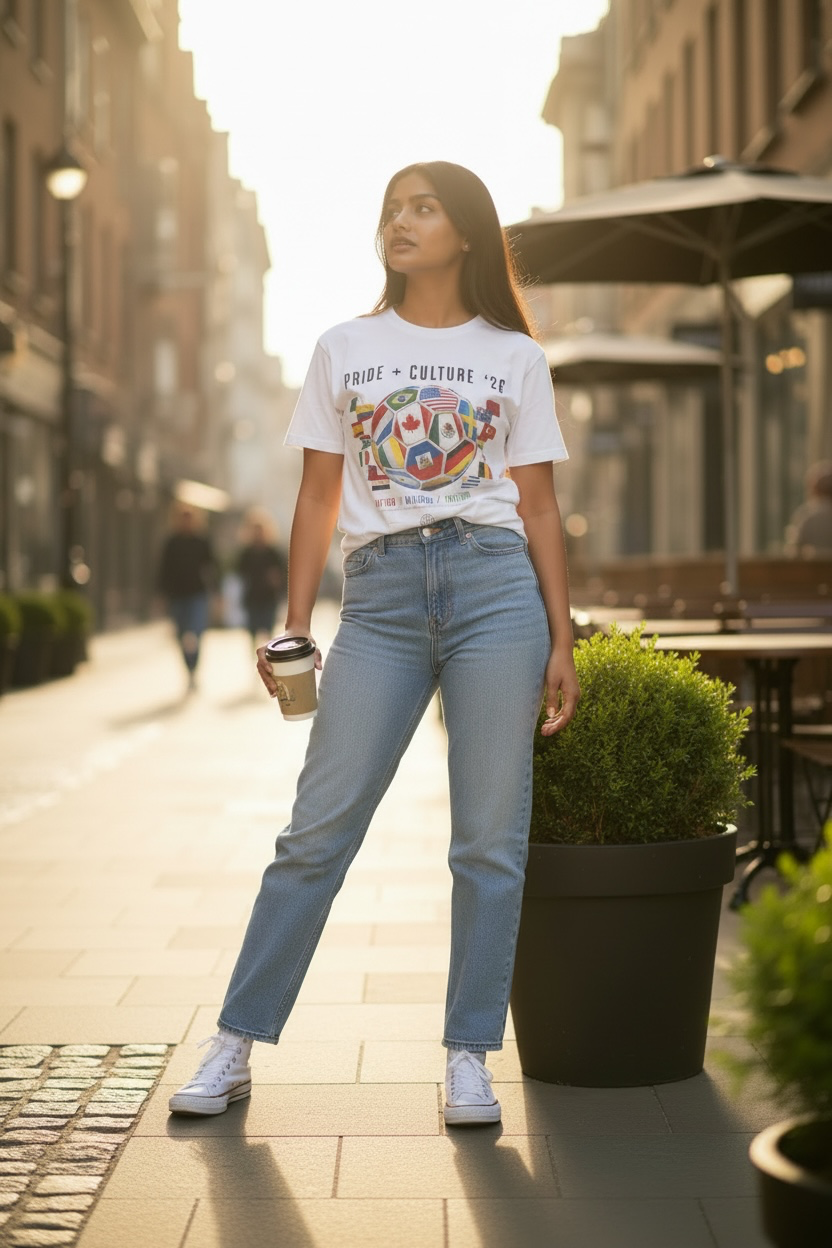 2026 White World Cup Soccer T-Shirt