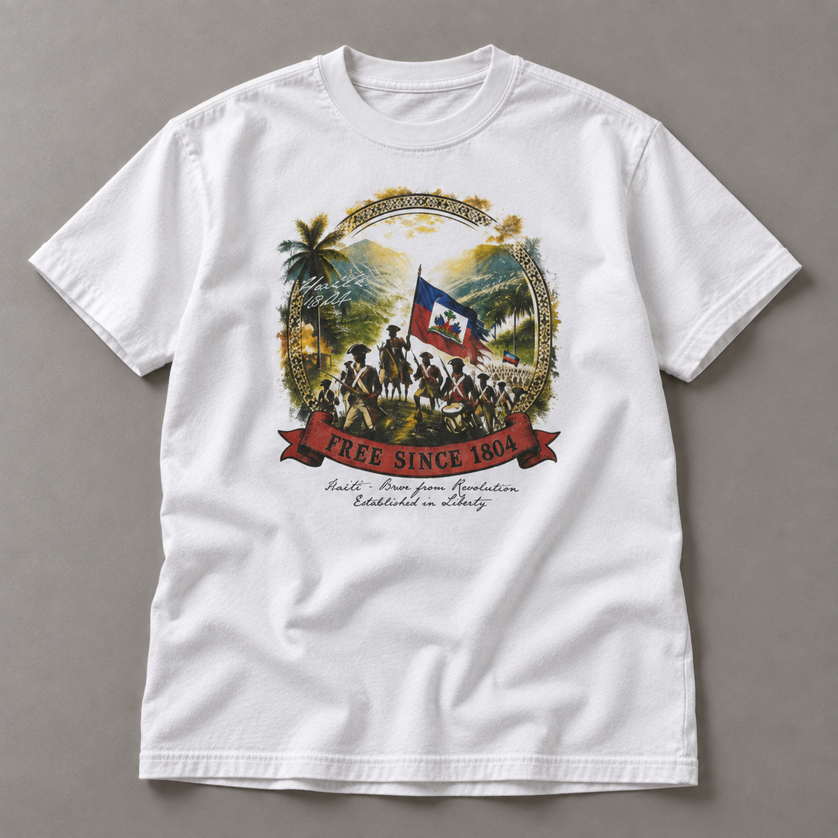 haitian revolution white front realistic