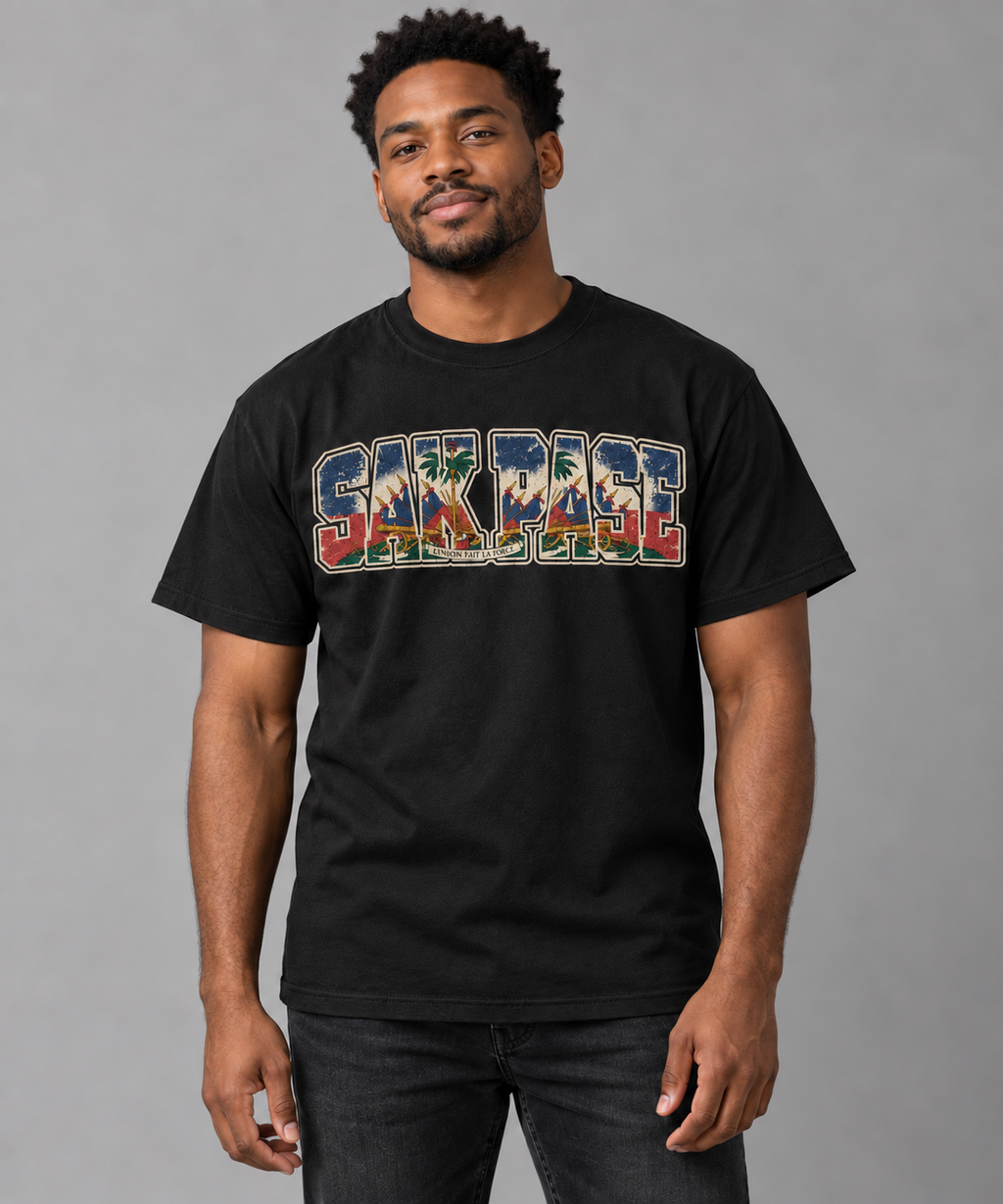 SAK PASE Heritage worn-ink design — black male