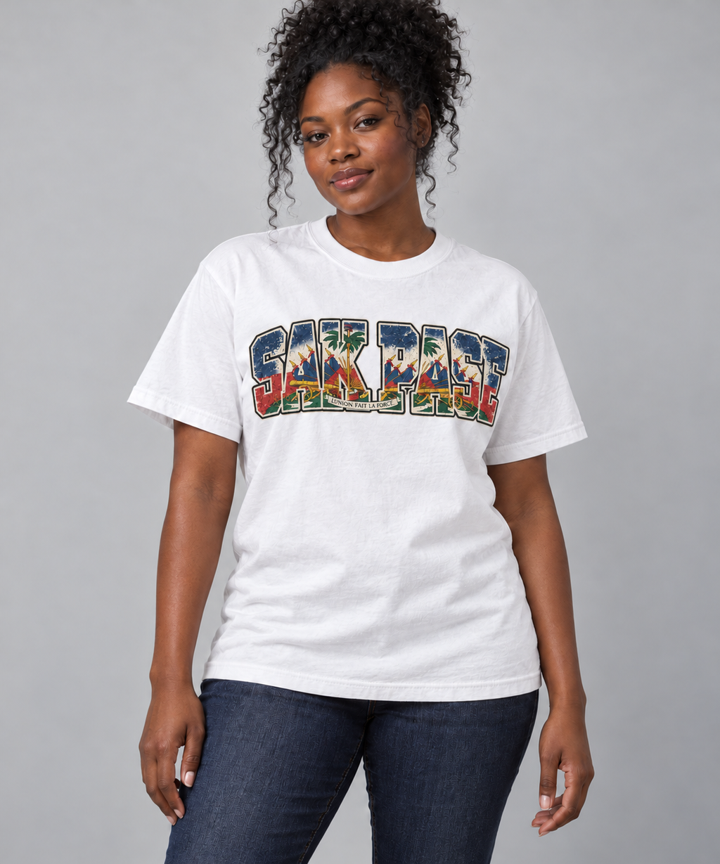 SAK PASE Heritage worn-ink design — white female