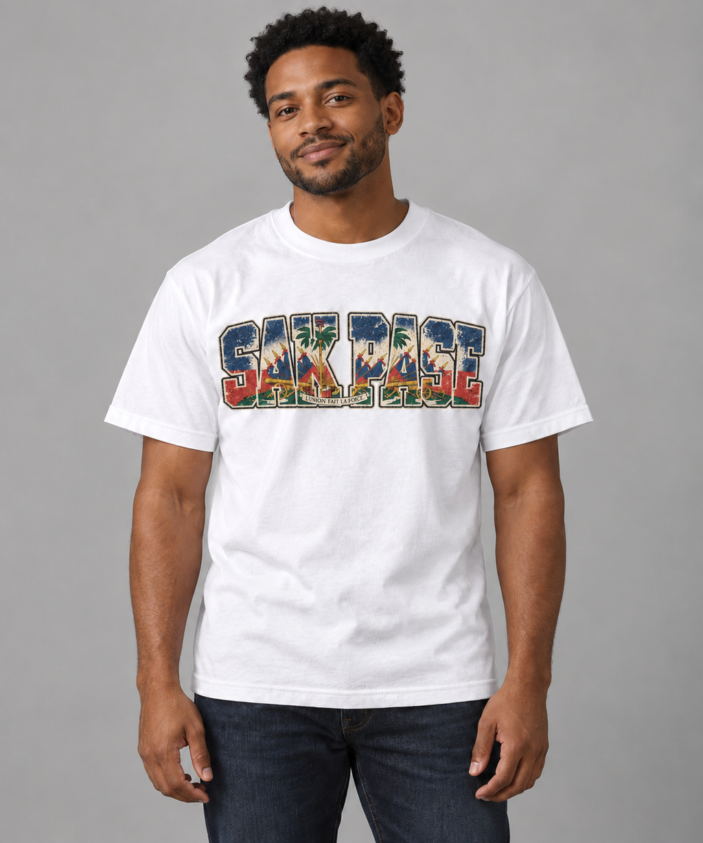 SAK PASE Heritage worn-ink design — white male