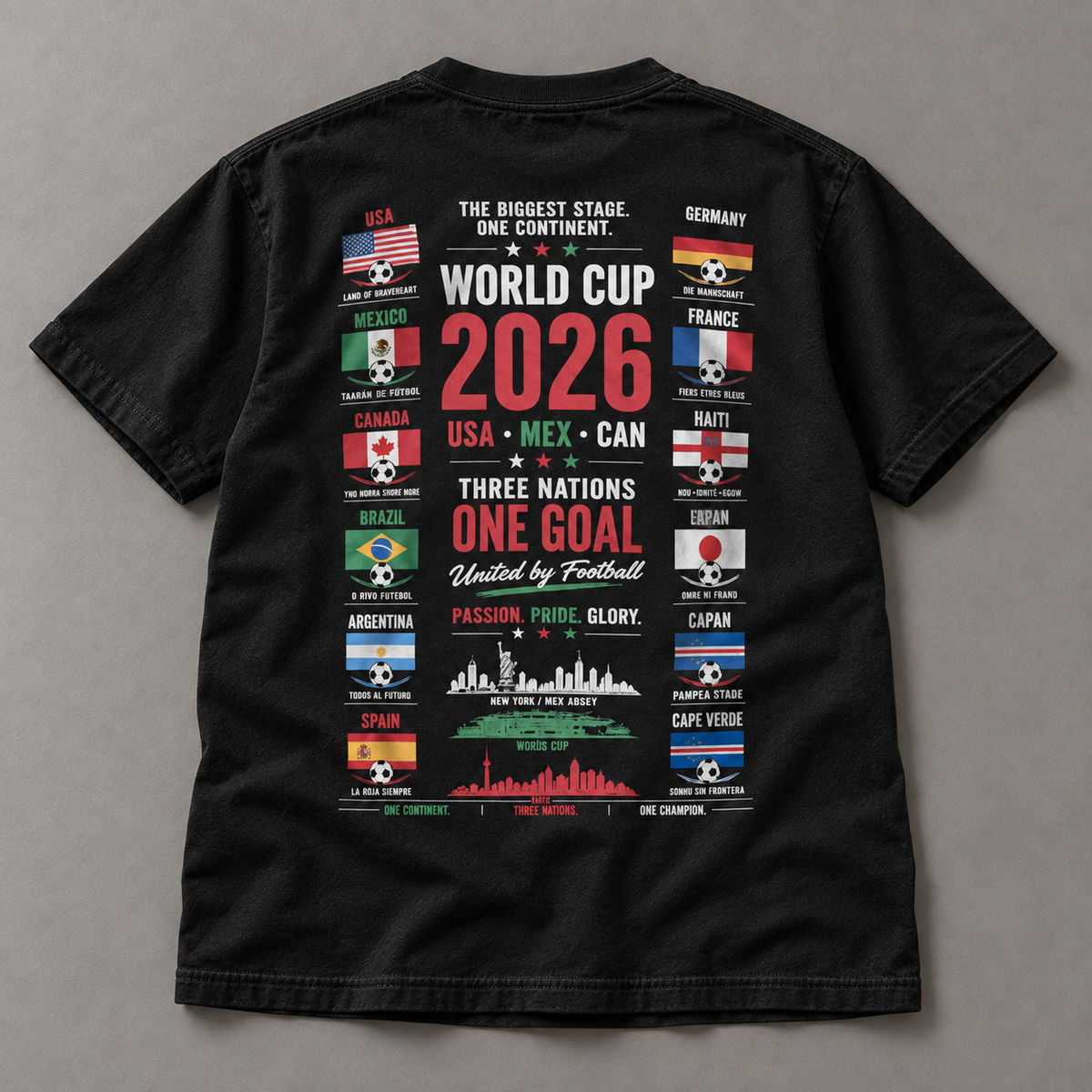 world cup black back realistic