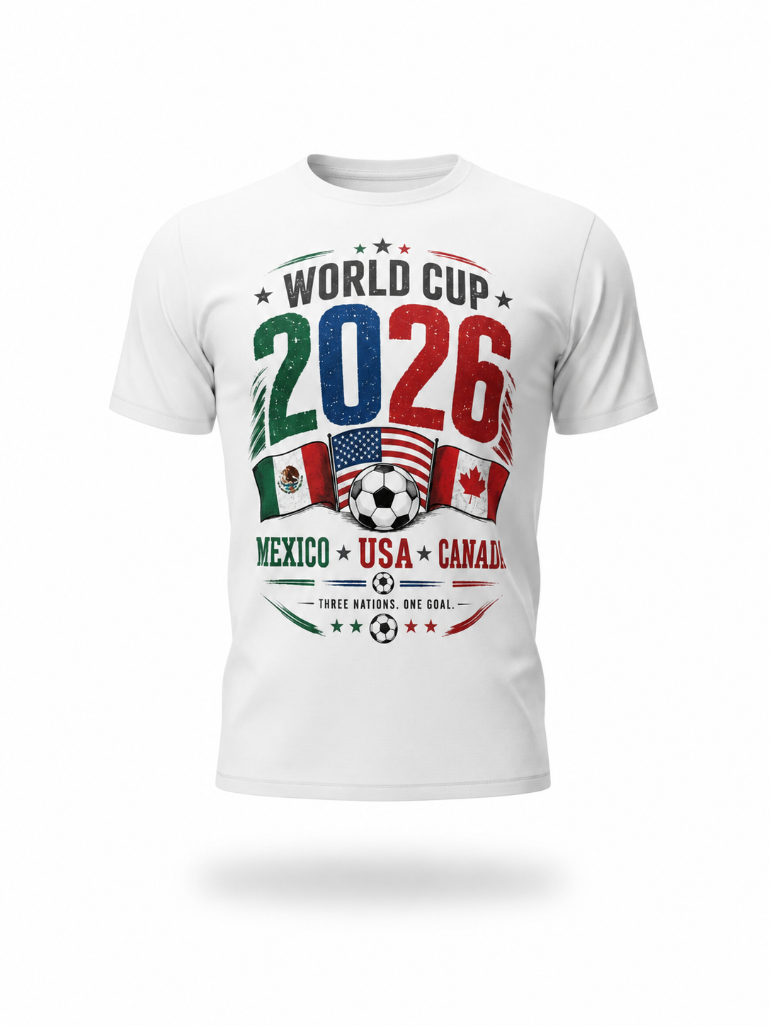 2026 World Cup Celebration T-Shirt in white — standardized catalog view