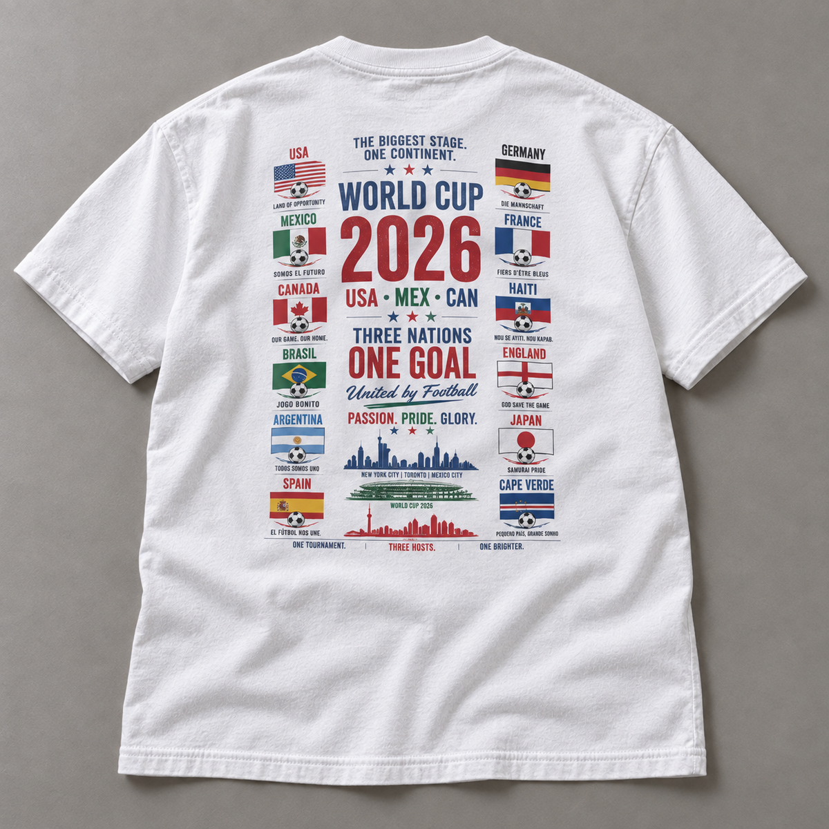world cup white back realistic