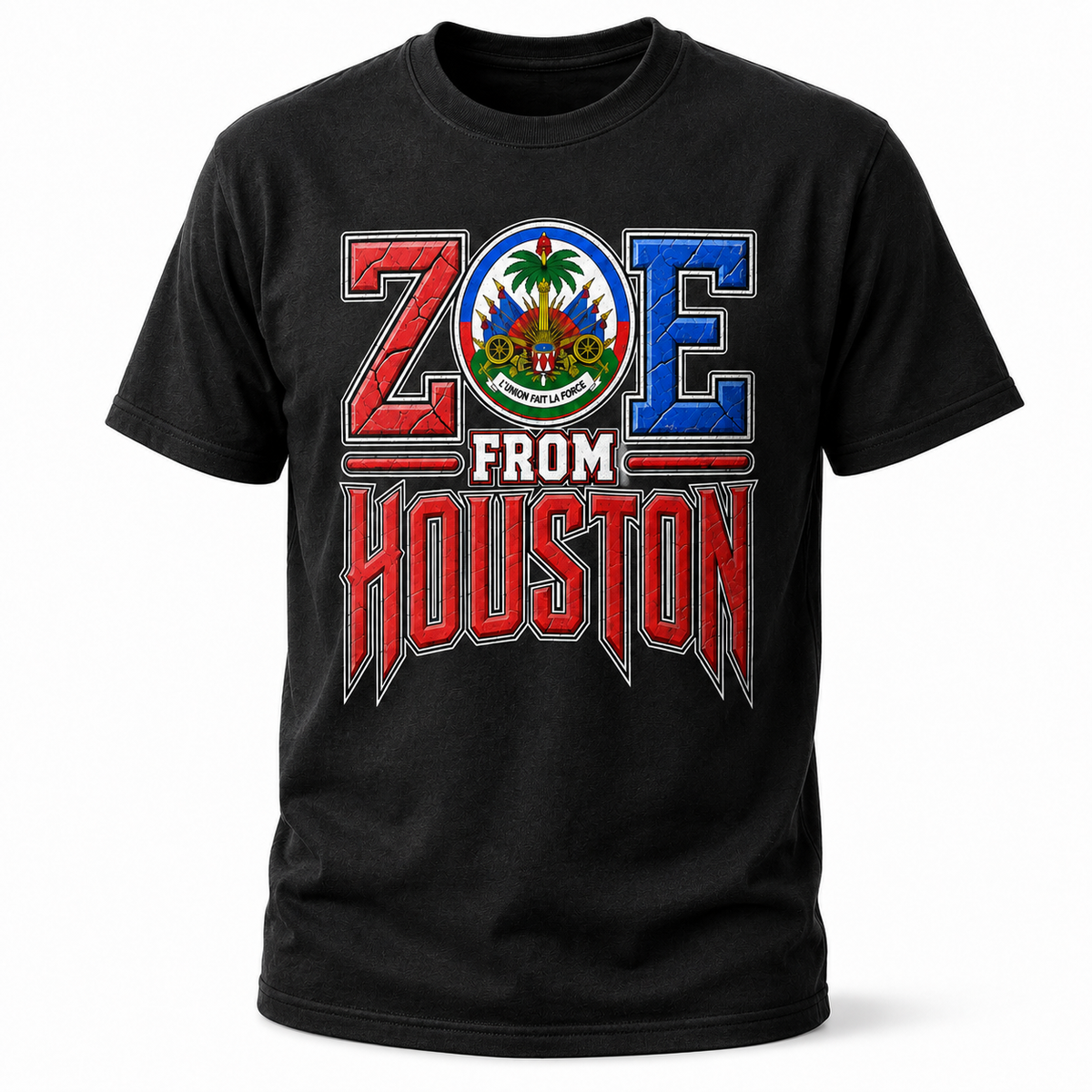 ZOE From Houston T-Shirt in black