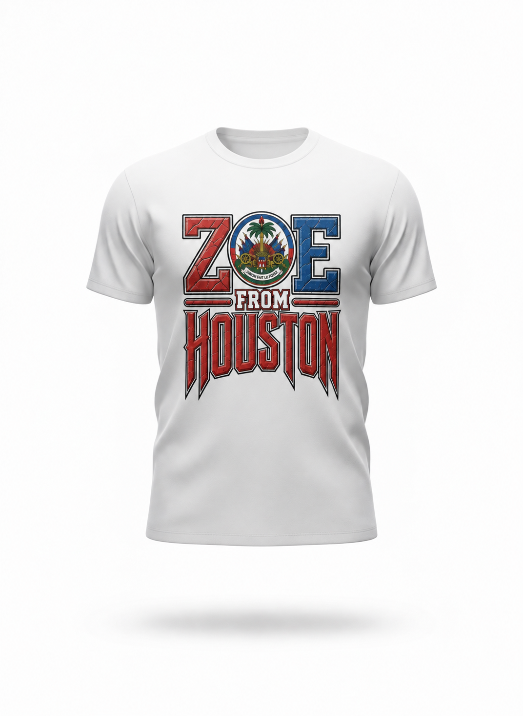 ZOE From Houston T-Shirt in white